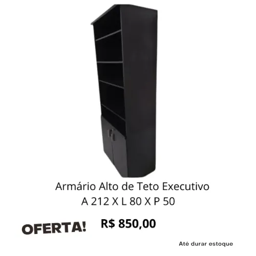 Armário Alto teto A2,12 x L80 - Promoção
