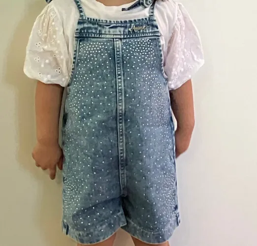 Jardineira infantil tamanho 3