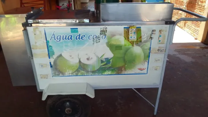 Carrinho água de coco