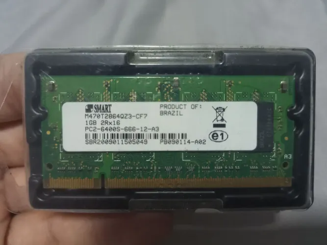 Memória ram 1gb hp 2rx16 para notebook