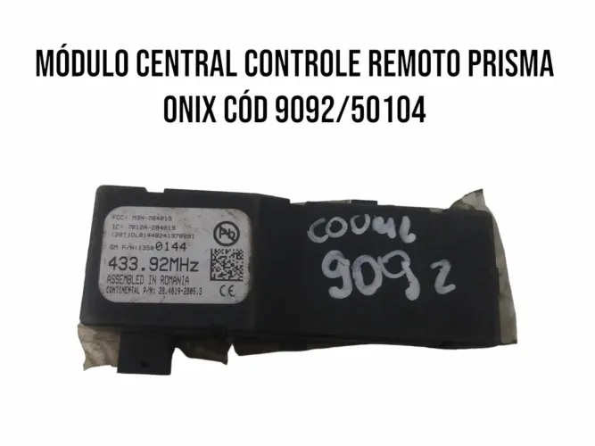 Módulo Central Controle Remoto Prisma Onix Cód 9092/50104