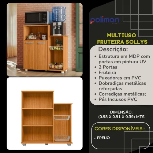 Fruteira multiuso 