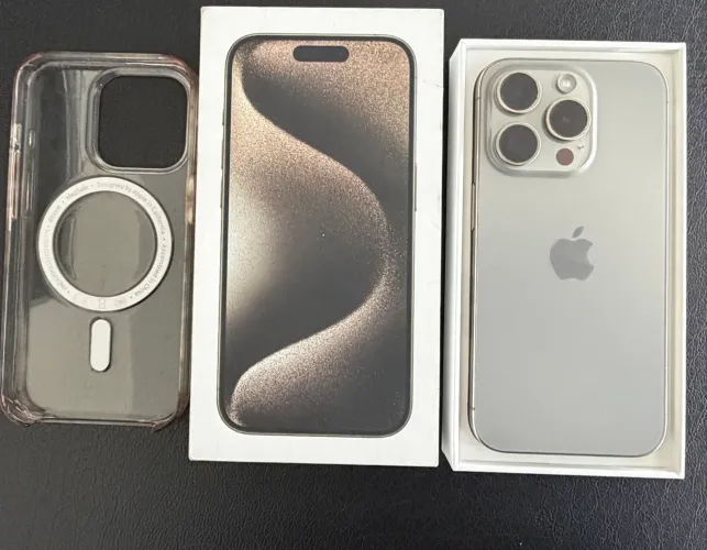 IPhone 15 Pro 128Gb titânio natural 
