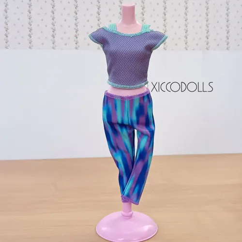 Roupinha para boneca Barbie azul original