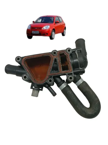 Carcaça Válvula Termostática Ford Ka Fiesta 1.0 2008