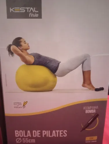 Bola de Pilates Kestal 55cm com Bomba