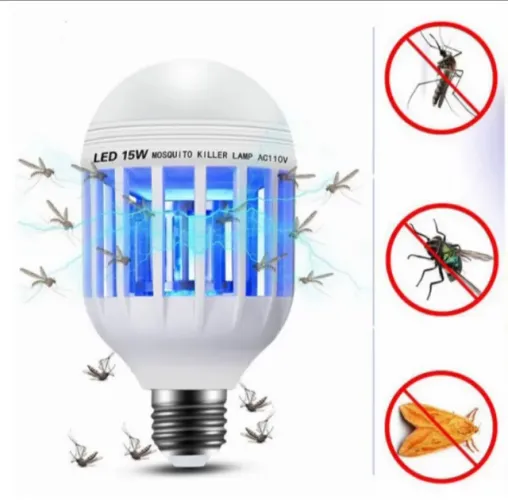 Armadilha de mosquito com lampada UV e adaptador