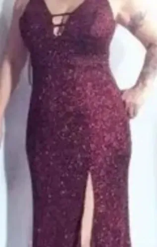 VESTIDO RÉVEILLON LUREX BRILHO