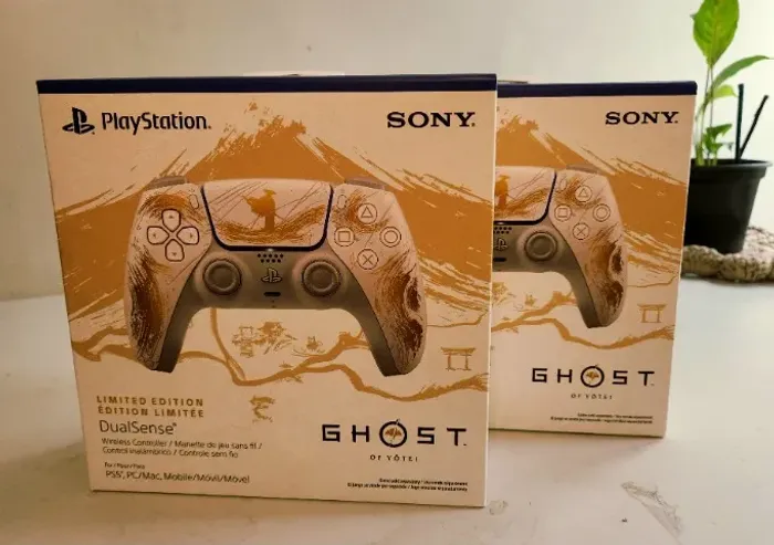 CONTROLE DUALSENSE GHOST OF YOTEI / LACRADO / CAIXA PERFEITA