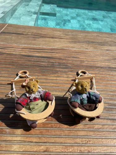 Par de Ursinhos em Balanço