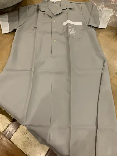 Jaleco de poliéster tamanhos P M G