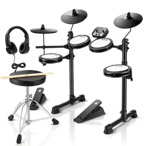DONNER BATERIA ELET DED80 + BANCO/FONE/BAQ