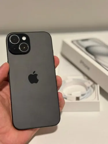 iPhone 15 Preto - 128GB - Impecável, Estado de Novo!