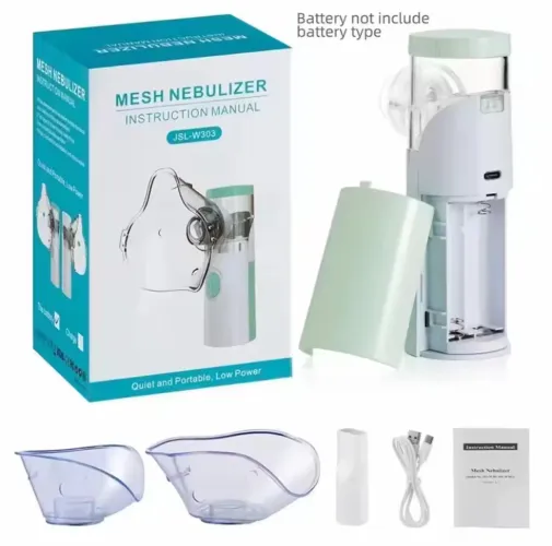 Nebulizador Inalador Mesh Portátil - Novo, Entregamos, com garantia