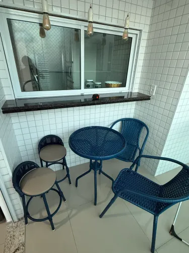 Conjunto mesa jardim