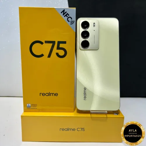 Celular REALME C75 256GB Gold Lacrado 