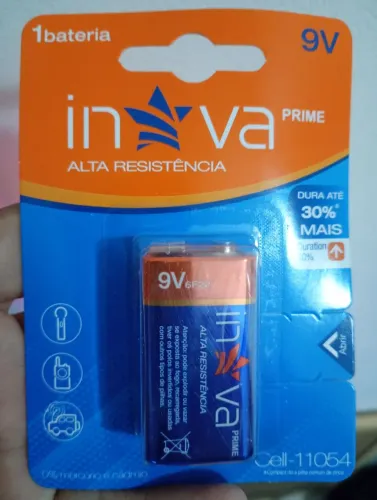 Bateria Pilha 9V - Nova 