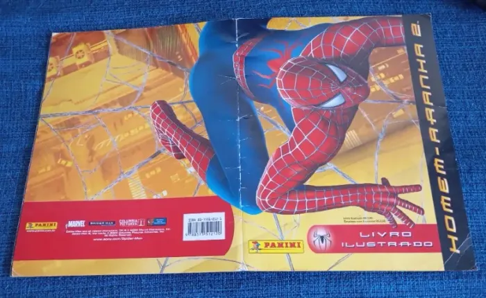 ( Leia ) Álbum Figurinhas Homem Aranha 2 Incompleto