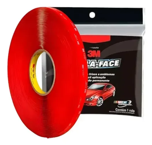 Fita Dupla Face Automotiva 12 Mm X 3 Metros - 3m