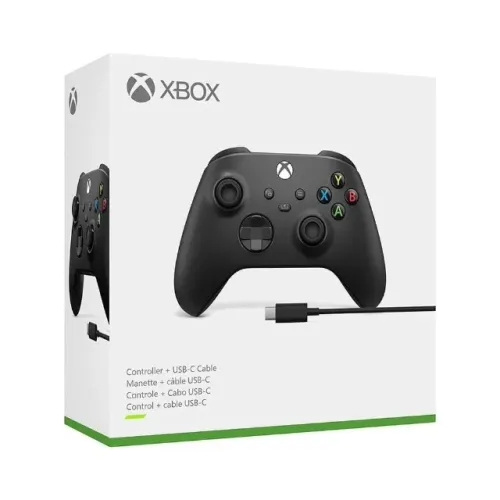Controle Sem Fio Xbox One + Cabo USB, Original, Novo, Lacrado