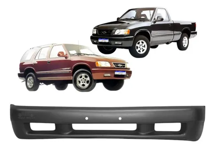 Parachoque Dianteiro Chevrolet S10 Blazer 1995 1996 1997 98 Preto