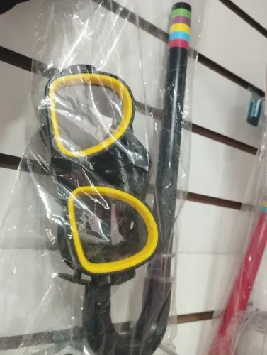 Máscara e Snorkel Infantil para Mergulho - Várias Cores
