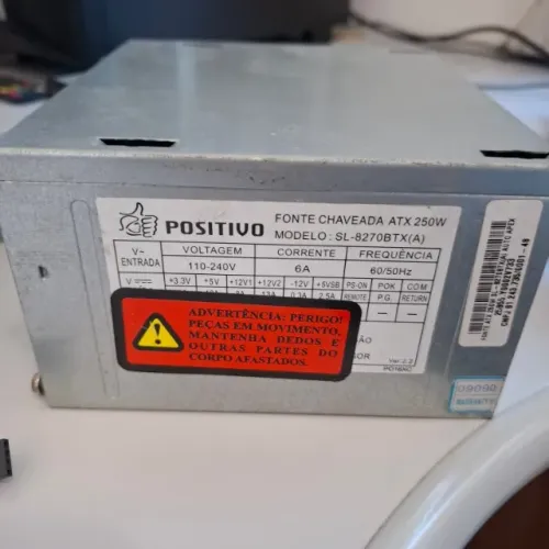 Fonte Chaveada ATX 250W Positivo