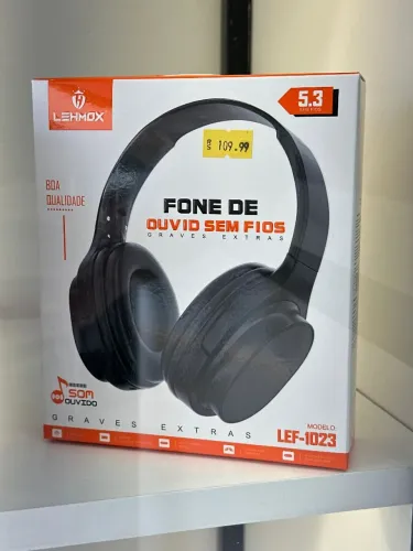 FONE DE OUVIDO SEM FIO DOBRAVEL LEHMOX