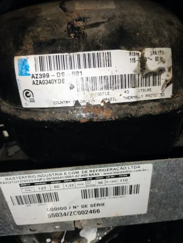 Compressor para 1/8 para bebedouro 127v