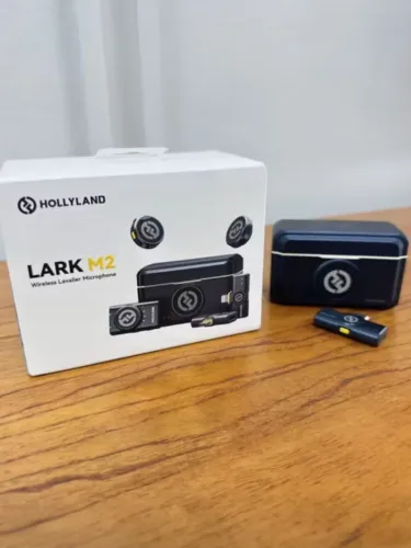 Microfone de Lapela Hollyland Lark M2 - Novo e Lacrado