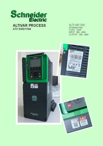 Inversor de Frequência Schneider Electric 11KW 15CV 380-480V - ATV930D11N4