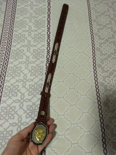 Cinto infantil com fivela de cowboy - Tamanho 2