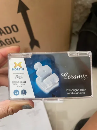 Aparelho invisível Bráquete Cerâmico Morelli Roth .022 - Kit Completo Novo