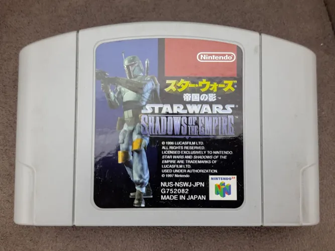 Star Wars Shadows of the Empire - Nintendo 64 (Japonês)