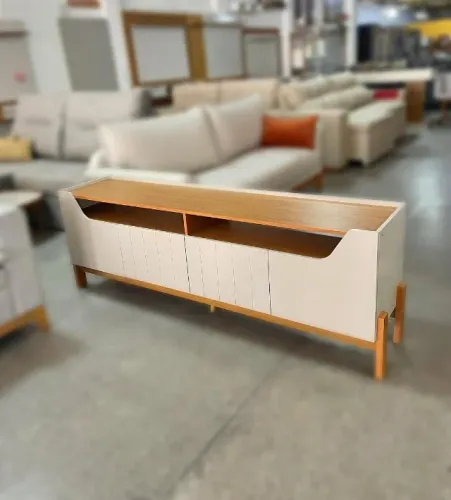 Rack Moema 100% MDF - Sofisticação e Espaço Ideal para TVs de até 70? em Oferta