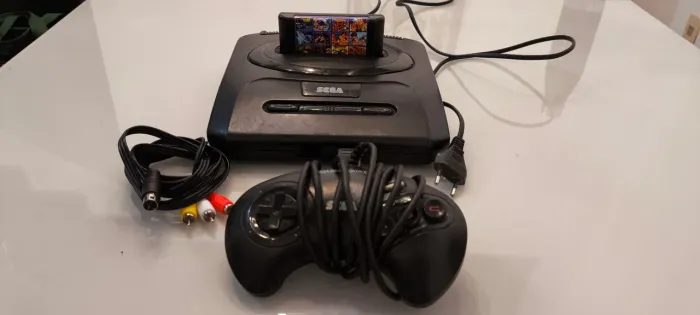 Mega drive 3 com controle e 150 jogos!