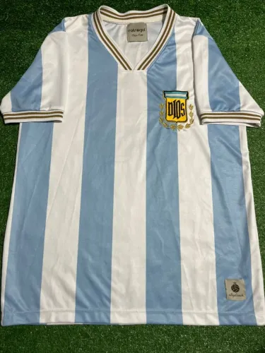 Camisa Seleção Argentina Home 1987 Retrô #10 Maradona