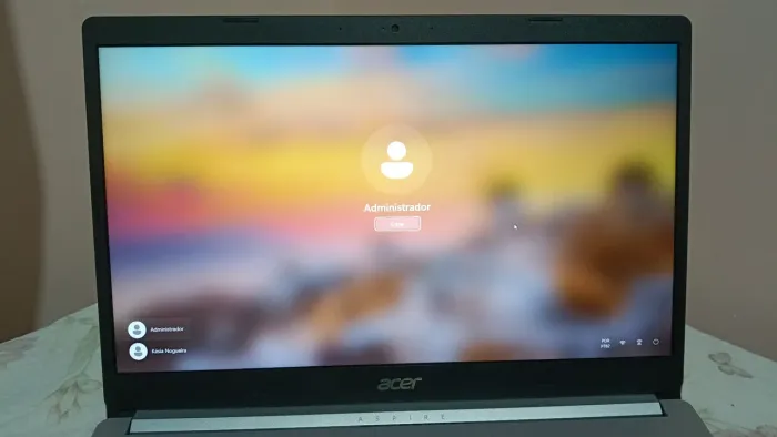 Notebook Acer 256GB 8GB RAM - Funciona 100% (com peças originais)