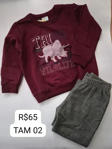 Conjunto Brandili moleton flanelado
