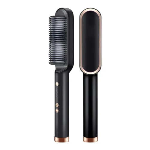 Escova Alisadora Modeladora Elétrica Preta WHX- 2023/11