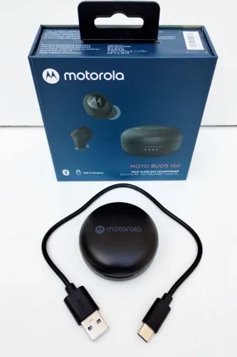 troco fone original motorola moto buds 150 tws bluetooth sem fio completo