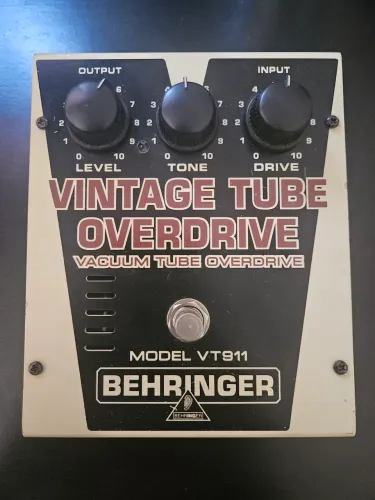 Pedal Guitarra Overdrive Behringer Vintage Tube Overdrive VT911