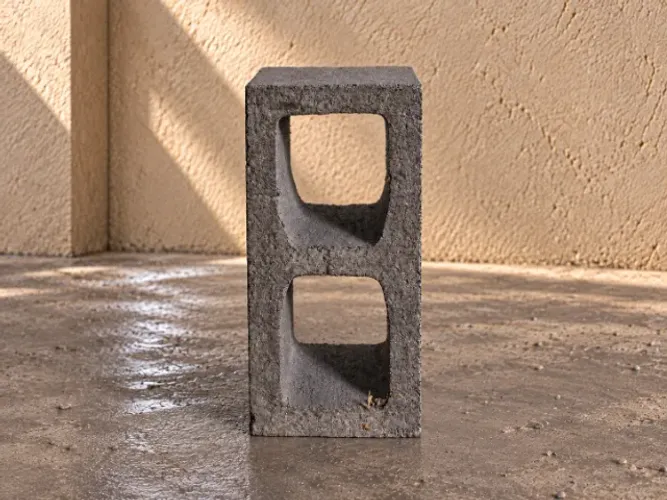Bloco de concreto 19x19x39 cm - R$ 6,00/un à vista