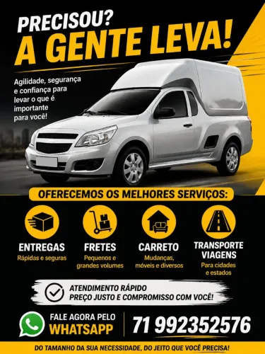 Entregas Carreto transporte Frete Viagens! 