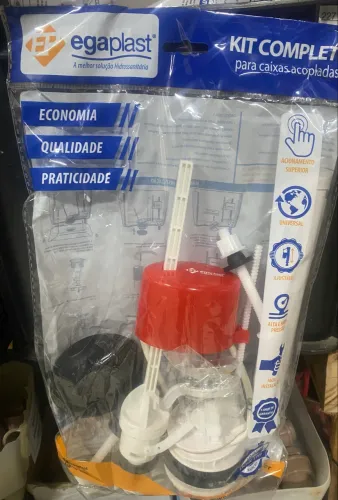 Kit Completo P/ Caixa Acoplada Acionamento Superior Egaplast