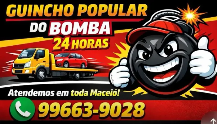 Bomba guincho popular 24h aceitamos cartões