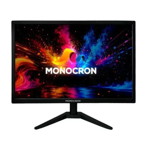 Monitor Monocron Tela 19" LED 75Hz 5ms Preto 1x VGA 1x HDMI - 12786