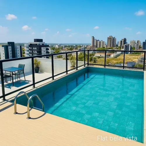 ALUGO Flat Mobiliado em Intermares com Elevador e Piscina