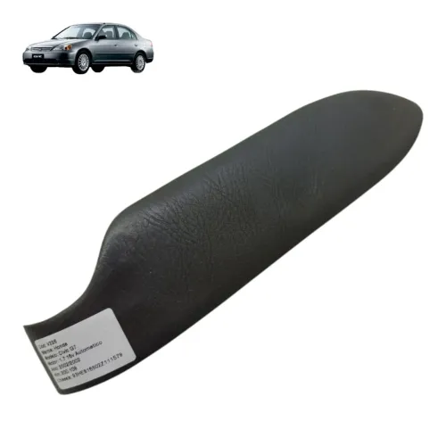 Apoio Braço Porta Dianteira Esquerda Honda Civic 2001 02 03 Cinza