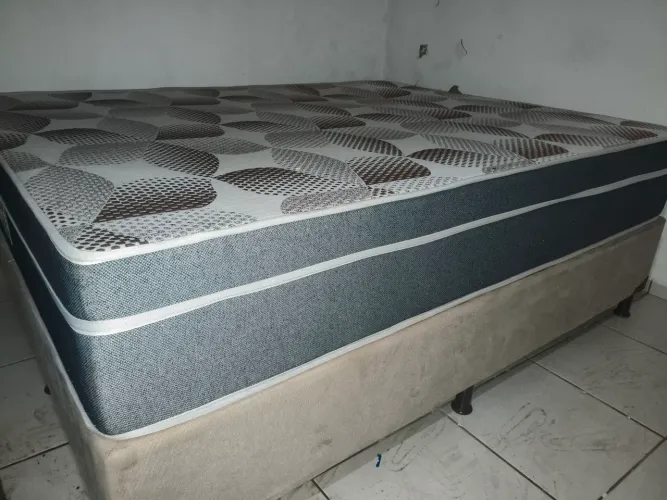 Cama box casal + base